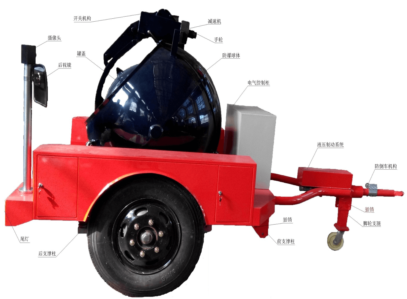 5KG trailer type explosion-proof ball