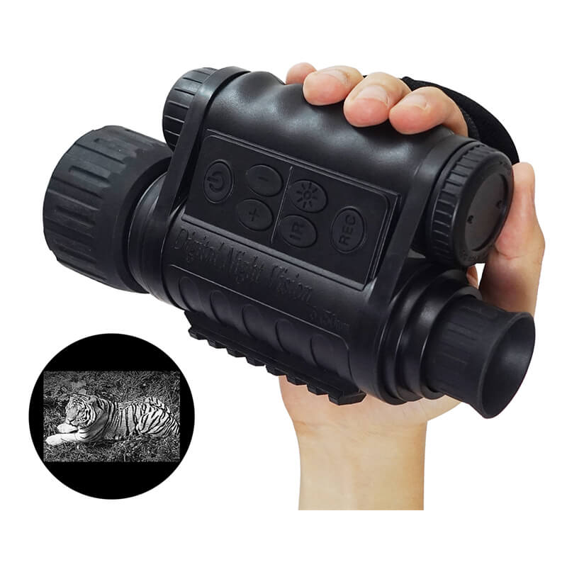 Portable infrared digital night vision device