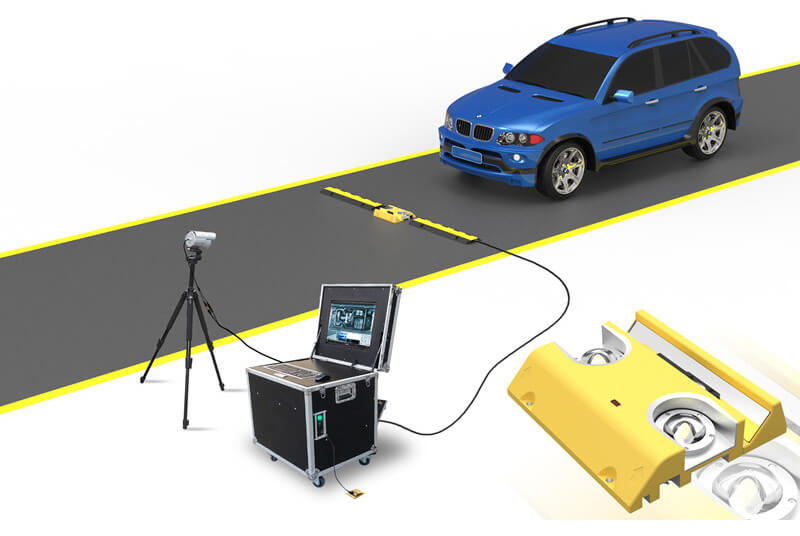 Mobile vehicle bottom scanning system